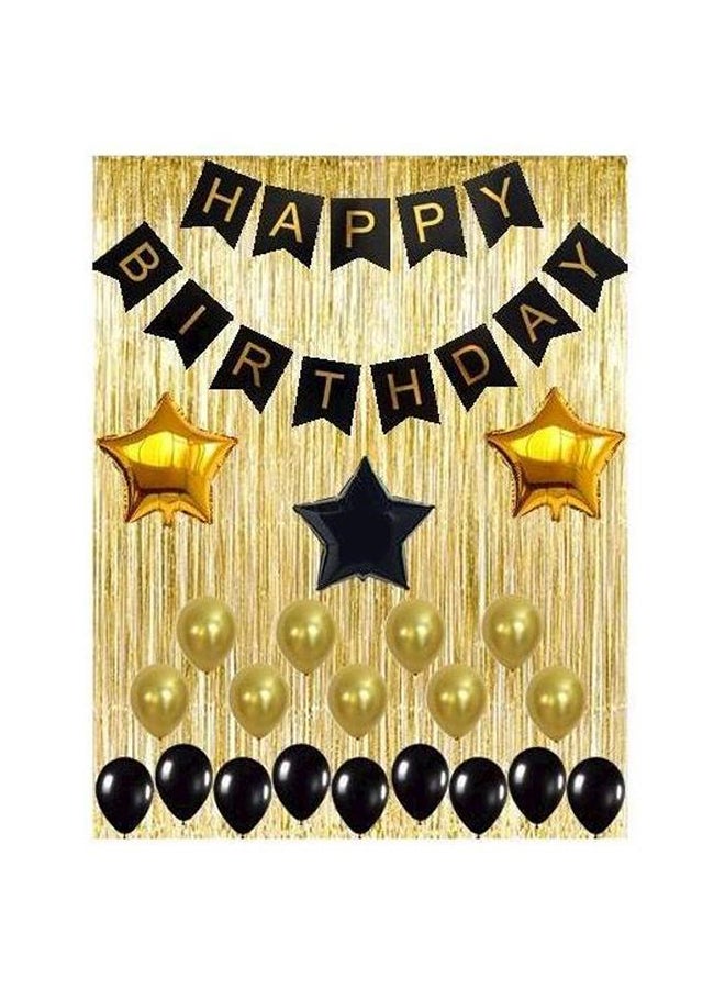 Happy Birthday Decorative Balloon Set  - Image 1