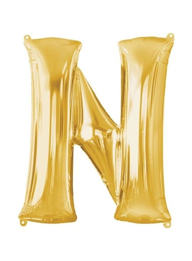 Letter N Shape Foil Balloon 16inch
