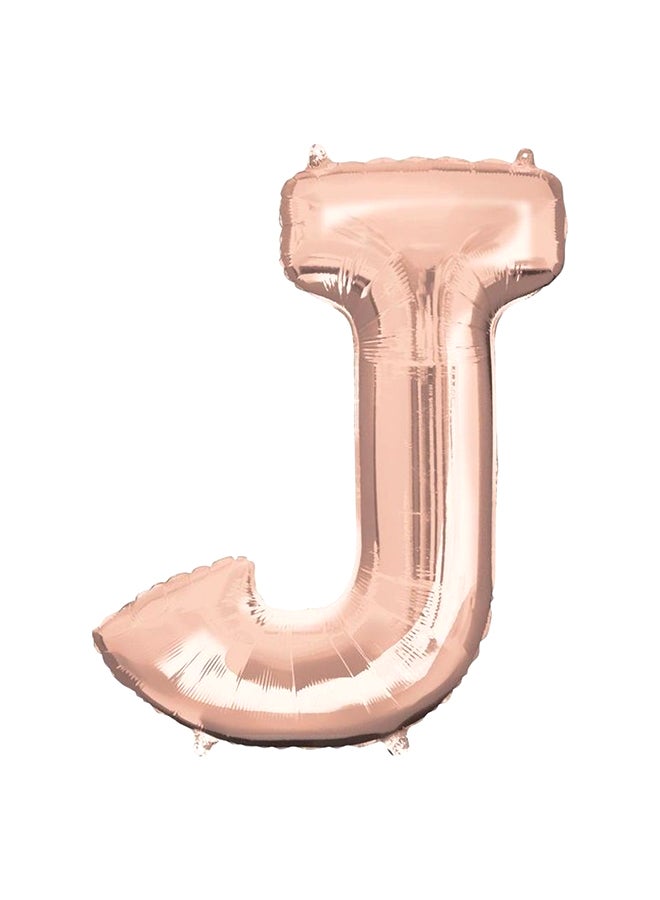 أناجرام بالون من القصدير على شكل حرف J 58x83سم