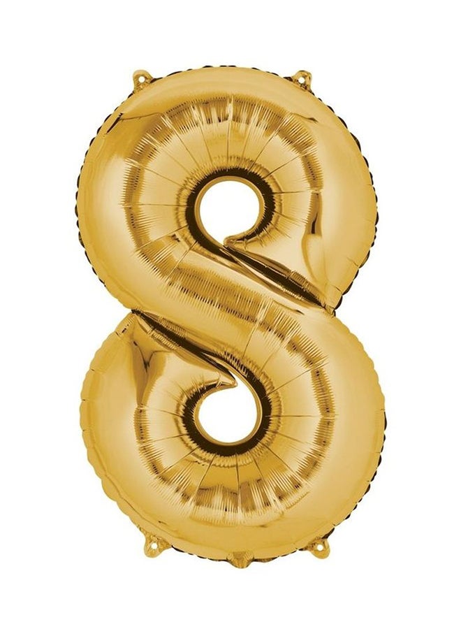 Anagram Number 8 Foil Balloon Decorations Party Supplies 