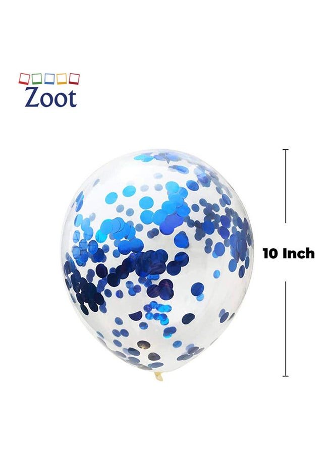 زوت بالونات زينة للحفلات معبأة بقصاصات ورق صغيرة من 20 قطعة 10بوصة - Image 2