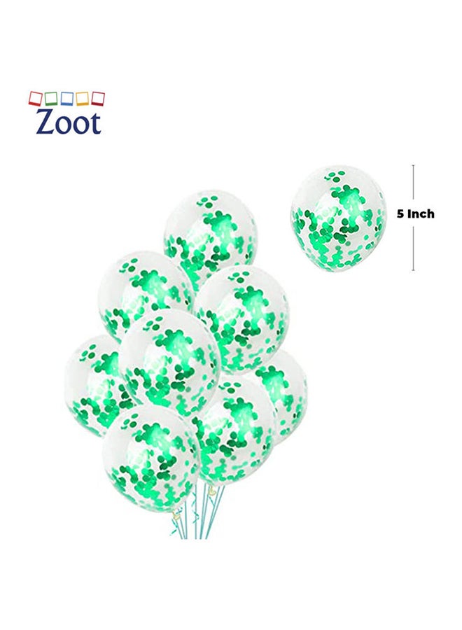 زوت بالونات زينة للحفلات معبأة بقصاصات ورق صغيرة من 100 قطعة 5بوصة - Image 1
