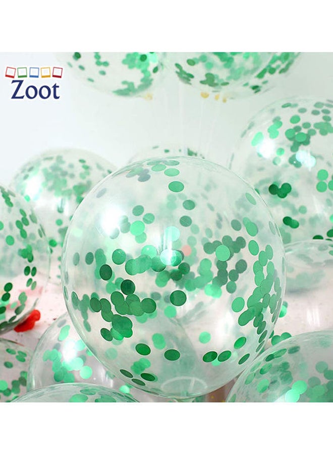 زوت بالونات زينة للحفلات معبأة بقصاصات ورق صغيرة من 100 قطعة 5بوصة - Image 2