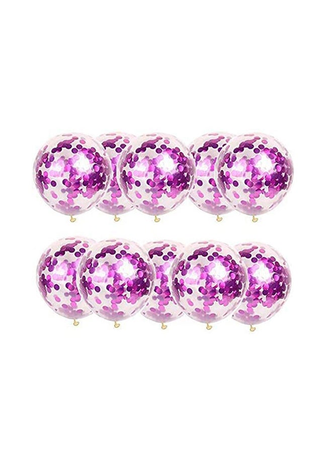 زوت بالونات زينة للحفلات معبأة بقصاصات ورق صغيرة من 50 قطعة 12بوصة - Image 1