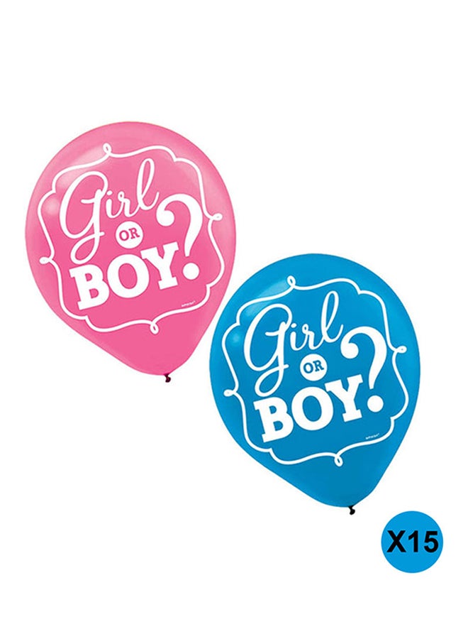 Amscan 15-Piece Latex Balloons 12inch - Image 2