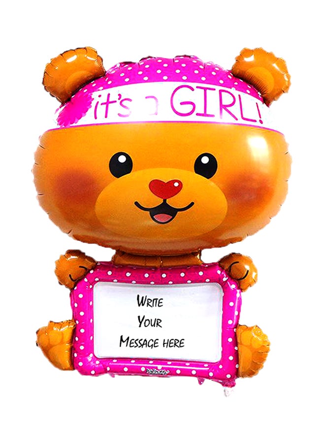 Tamona Giant Bear It's A Girl!  Balloon 46inch