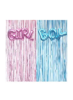 TTCOROCK 4-Piece Gender Reveal Party Decoration Balloon Set 9.33x6.61x2.09inch  - Image 1