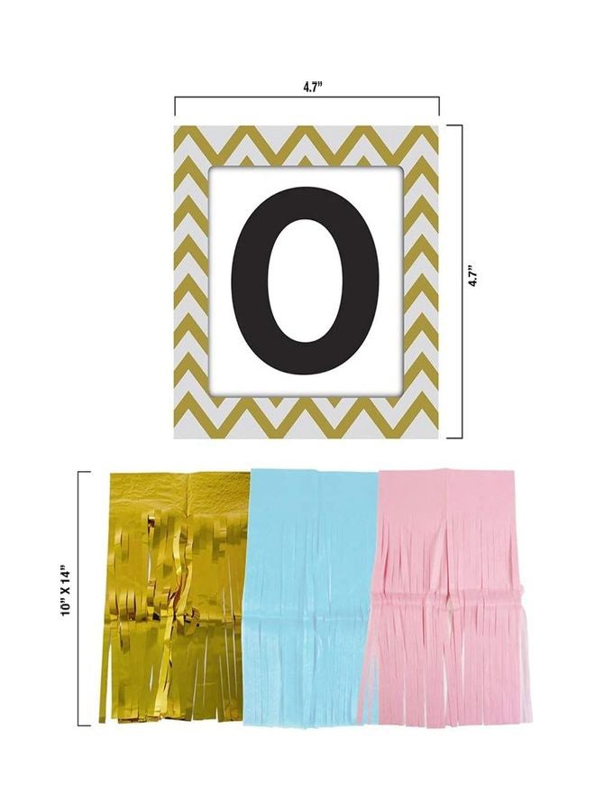 75-Pieces Reveal Party Supplies With Photo Props Premium Baby Shower Decorations Set 36inch - Image 5