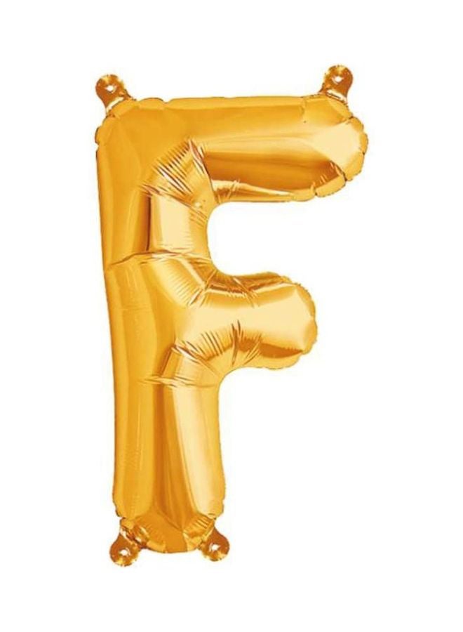 بارتي فن Alphabet F Foil Balloon