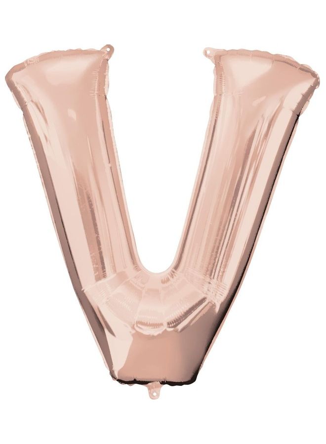 Letter V Foil Balloon 81cm Decorations Party Supplies 81cm