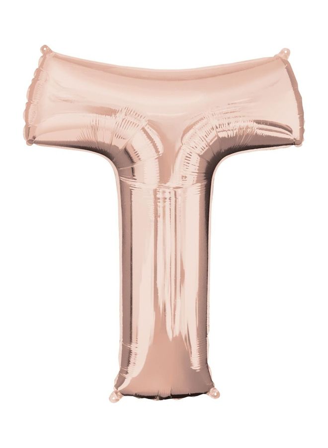 Anagram Letter T Foil Balloon 66x81cm Decorations Party Supplies 66x81cm