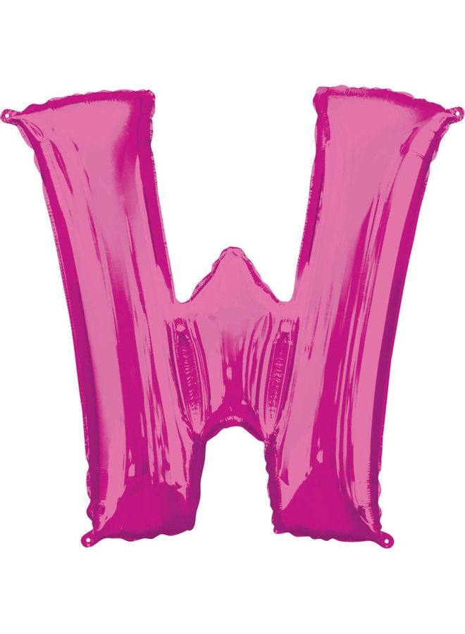 أناجرام بالون من القصدير بشكل حرف W 71x83سم