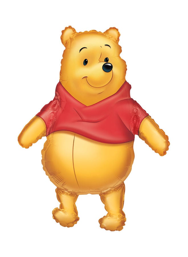 Anagram Big As Life Winnie The Pooh Shaped Foil Balloon Birthday Decorations Party Supplies 
