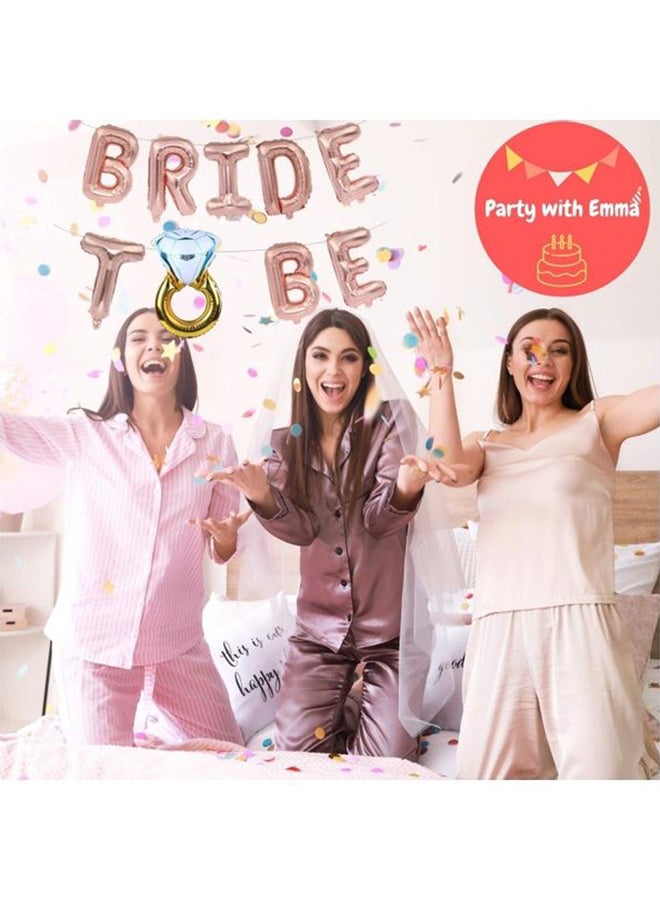 Party with Emma Bride to Be Decorative Balloons 12inch  - Image 2