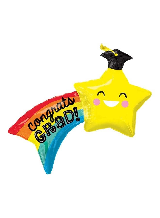 Congrats Grad Shooting Star Themed Balloon Decorations Party Supplies