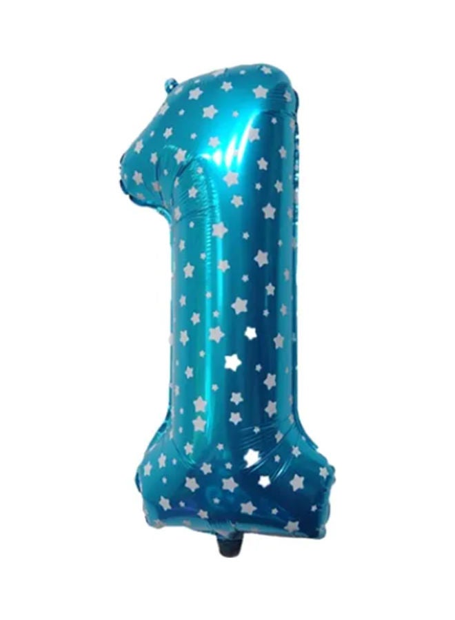 Birthday Party Number 1 Balloon With Banner Set  - Image 3
