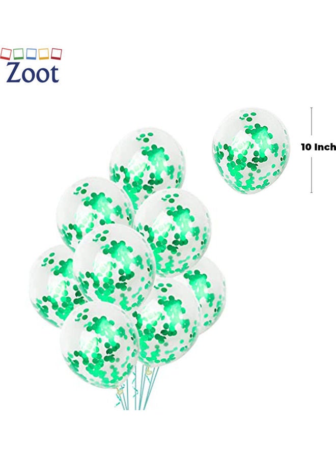 زوت بالونات زينة للحفلات معبأة بقصاصات ورق صغيرة من 20 قطعة 10بوصة - Image 1