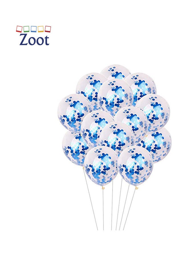 Zoot 20-Piece Confetti Filled Party Decoration Balloons 12inch - Image 1