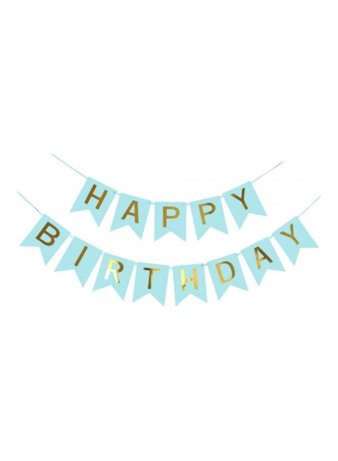 16-Piece Balloons and Happy Birthday Bunting Banner - Image 4