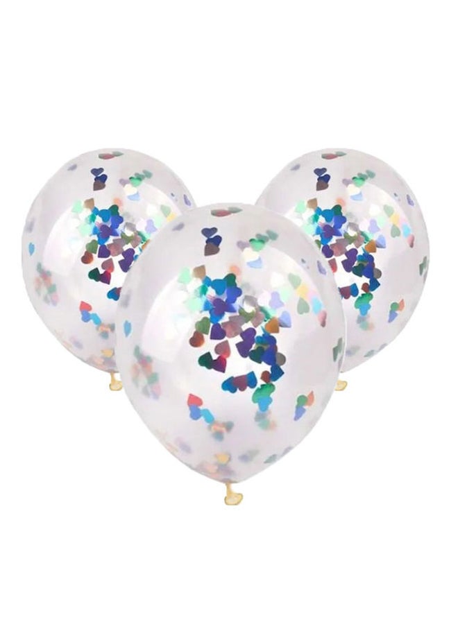 زوت 20-Piece Confetti Filled Party Decoration Balloons Set 12inch - Image 1