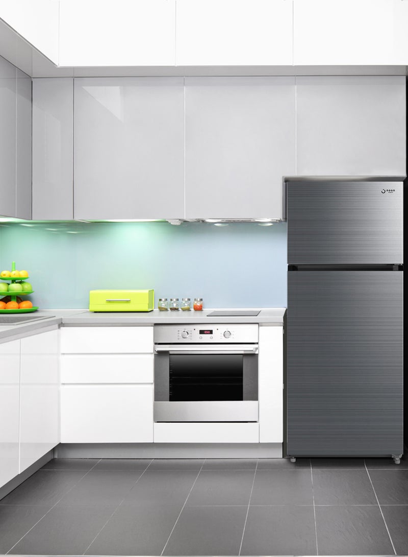 Noon East - Refrigerator Double Door Fridge - (20 Cu. Ft |570 Liter Gross) 535 Liter Inverter Frost Free refrigerator Silver - Image 1
