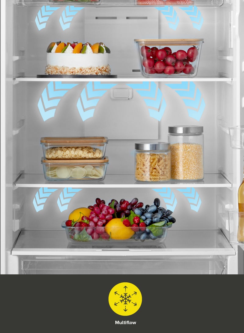 Noon East - Refrigerator Double Door Fridge - (20 Cu. Ft |570 Liter Gross) 535 Liter Inverter Frost Free refrigerator Silver - Image 1
