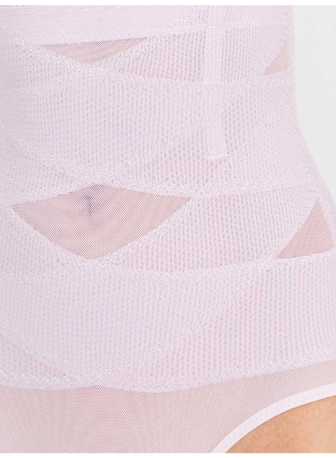 كلوزيت باي ستايلي Multi Layer Mesh High Waist Shapewear Lilac