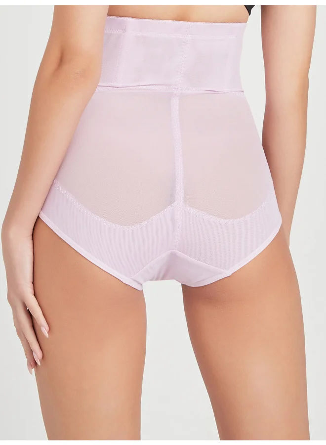 كلوزيت باي ستايلي Multi Layer Mesh High Waist Shapewear Lilac