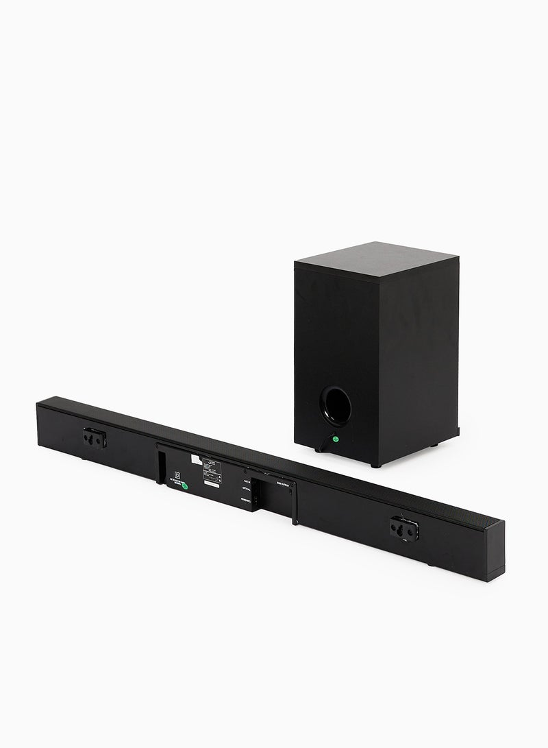 Noon East - 2.1 CH Soundbar Speaker - With 80 W Output, Powerful Bass, Bluetooth, USB Playback, Remote, HDMI & AUX S0 Pro Black - Image 1
