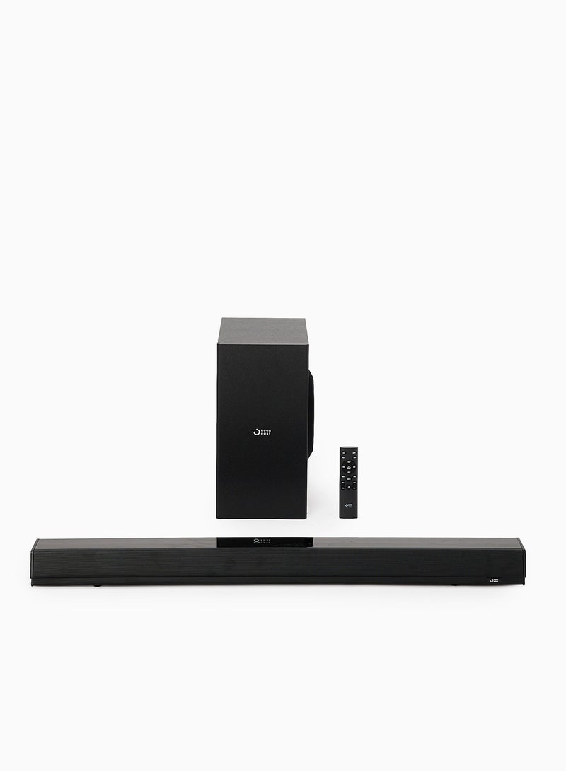 ايست من نون - مكبر صوت 2.1 قناة - مع مخرج 140 وات، صوت جهير قوي، بلوتوث، تشغيل USB، جهاز تحكم عن بعد، HDMI وAUX - Image 1