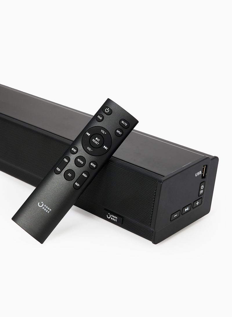 ايست من نون - مكبر صوت 2.1 قناة - مع مخرج 140 وات، صوت جهير قوي، بلوتوث، تشغيل USB، جهاز تحكم عن بعد، HDMI وAUX - Image 1