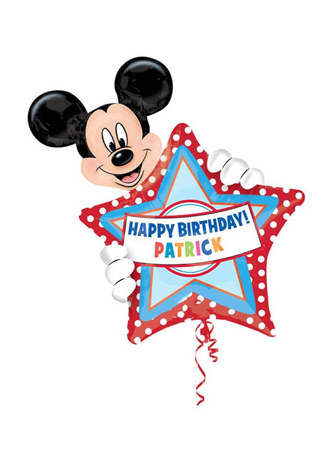 Anagram Personalised Mickey's  Birthday Balloon Birthday Decorations Party Supplies - Image 2