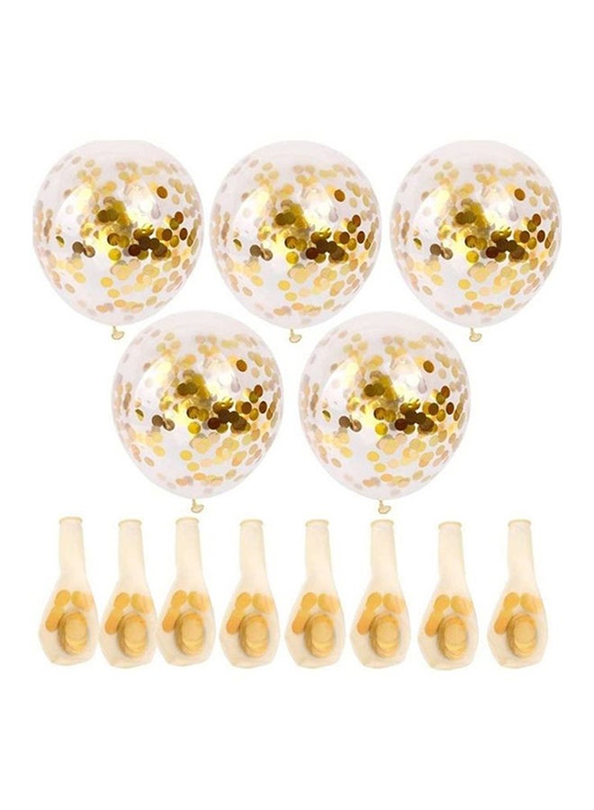 Urban Utility 50-Piece Balloons With Golden Paper Confetti Dots - Image 2