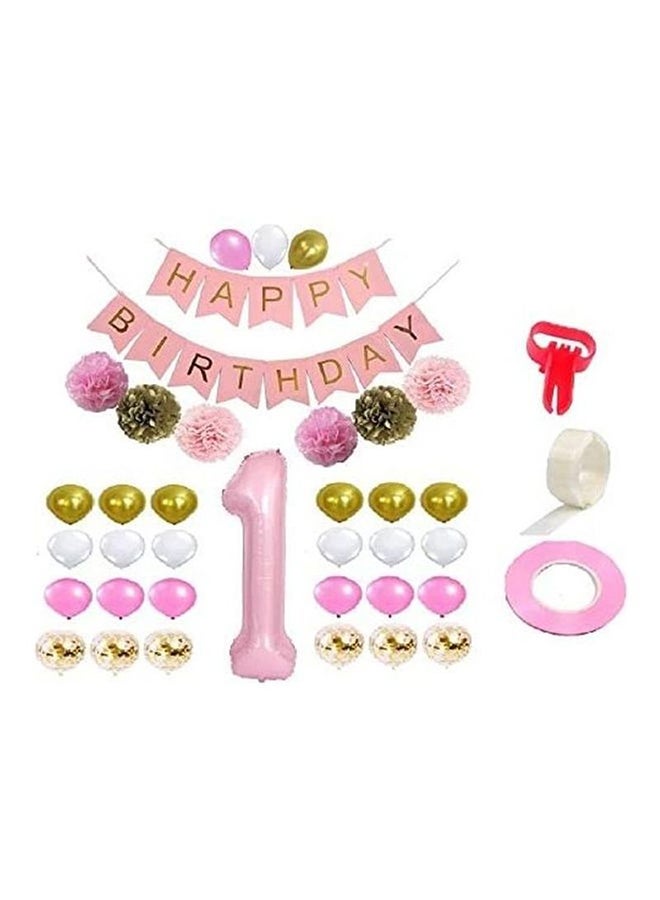 1st Birthday Balloon Decoration Set - Image 1