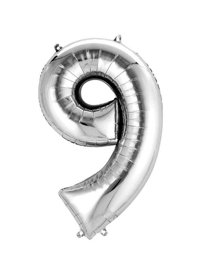 Anagram Number 9 Shape Foil Balloon Decorations Party Supplies 