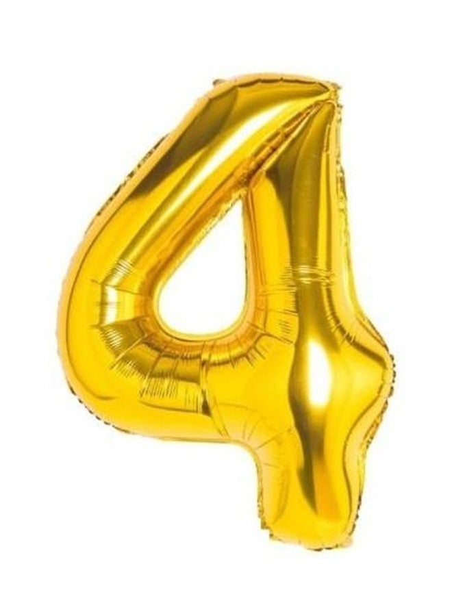 4 Number Foil Balloon For Party Supplies 16inch 