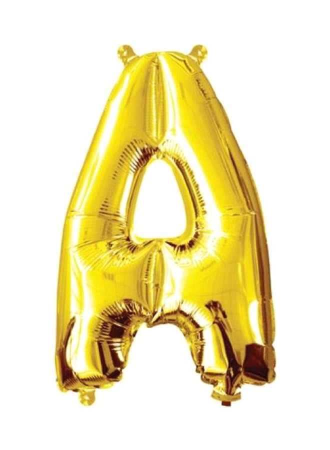 جولد إيدج بالون من القصدير على شكل حرف A 32بوصة