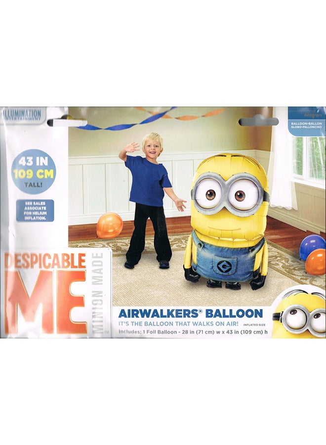 Anagram Despicable Me Minion Airwalker Balloon 43x28inch Birthday Decorations Party Supplies 43x28inch  - Image 2
