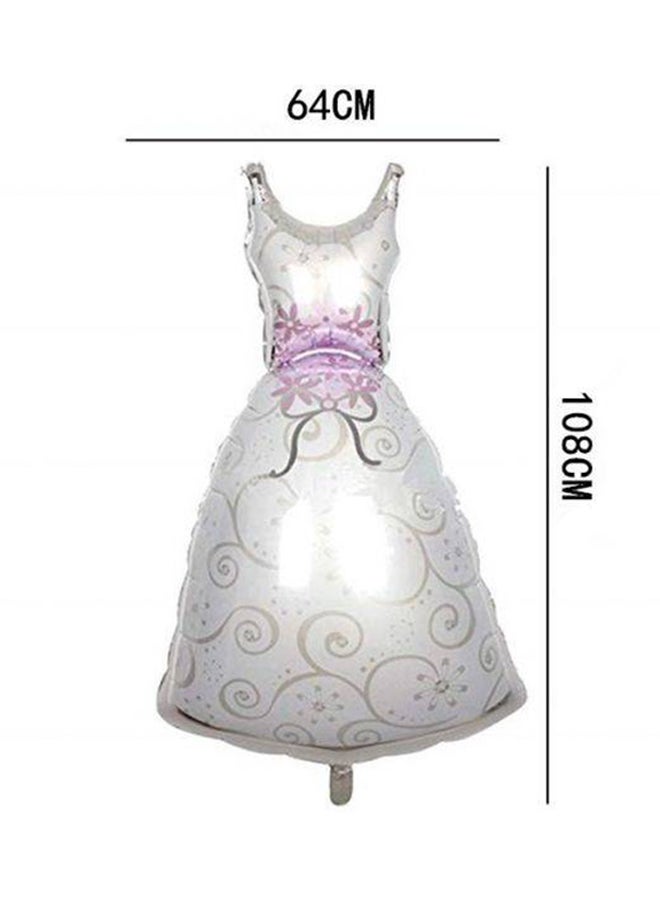 2-Piece Groom Bride Wedding Party Balloon Set 19x40inch - Image 3