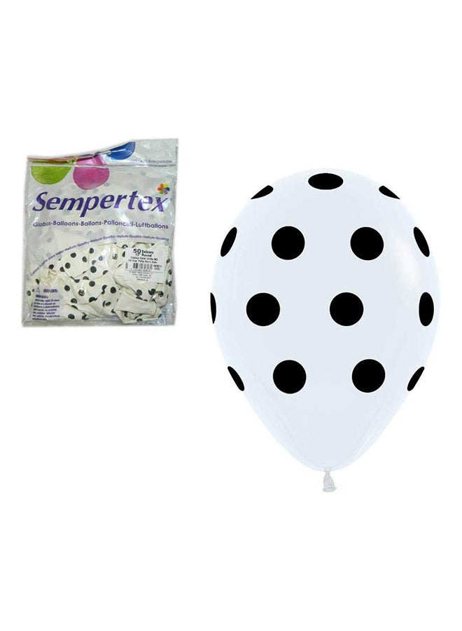 سيمبرتكس بالون دائري الشكل من اللاتكس من 50 قطعة 12بوصة - Image 2