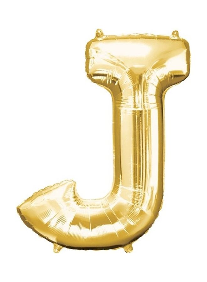 Letter J Foil Balloon 16inch