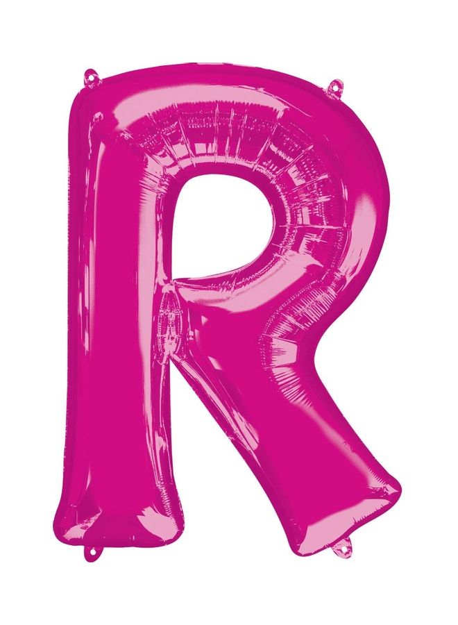 أناجرام بالون على شكل حرف "R" 34بوصة