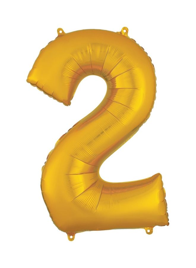 Anagram Number 2 Foil Balloon 55 x 83cm Decorations Party Supplies 55 x 83cm 