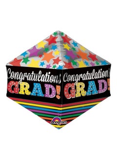 Anagram Congratulations Grad Stars and Stripes Anglez Balloon 17inch ...