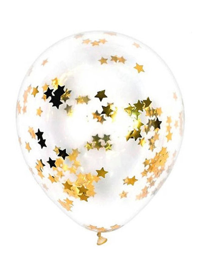 زوت بالونات زينة للحفلات معبأة بقصاصات ورق صغيرة من 100 قطعة 5بوصة - Image 1