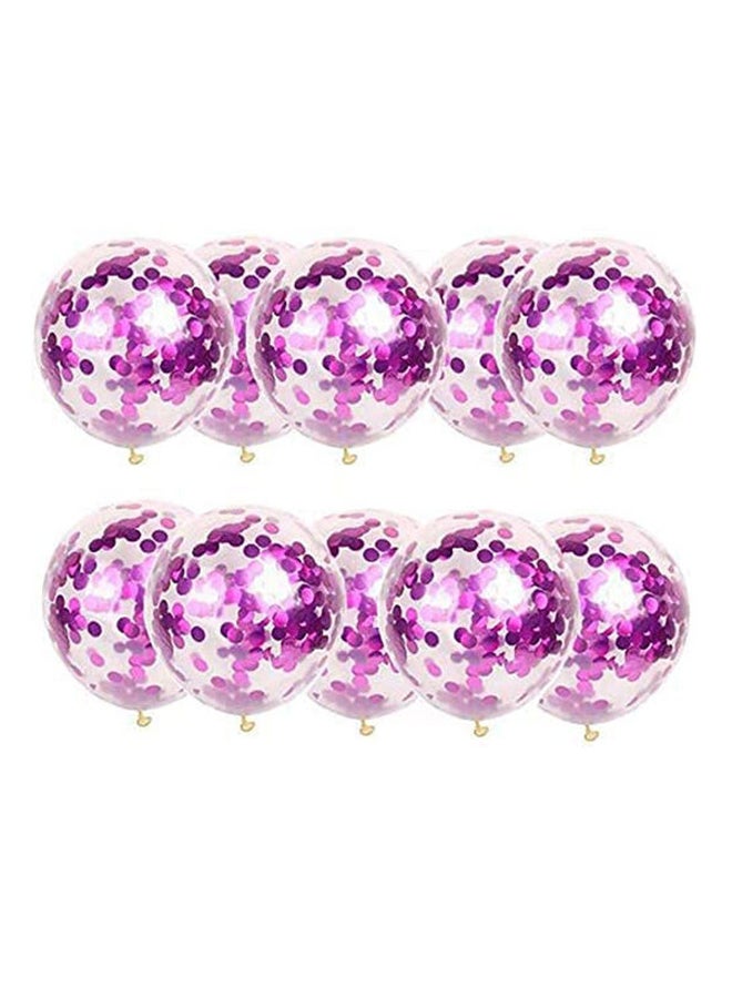 Zoot 50-Piece Confetti Filled Party Decoration Balloons 10inch - Image 1