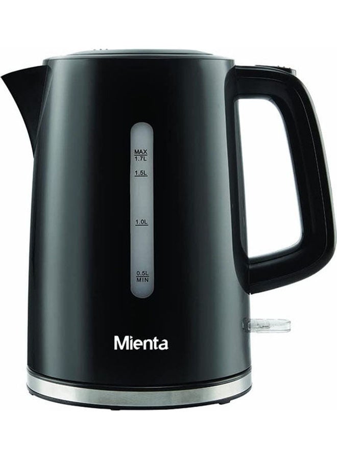 Mienta Quartz Kettle 1.7 L 2200 W EK201620A Black  - Image 1