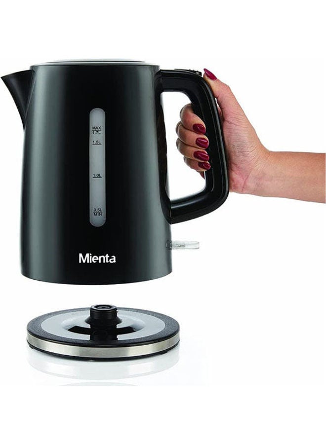 Mienta Quartz Kettle 1.7 L 2200 W EK201620A Black  - Image 2