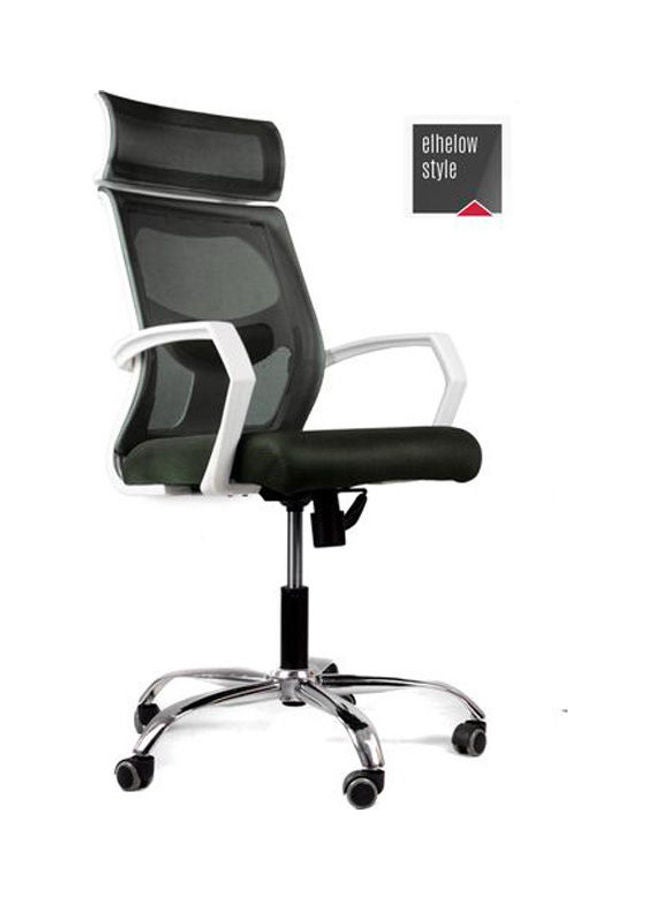 elhelow style Director Chair White-Black 50x110x50 cm White-Black 50x110x50 cmkg  - Image 1