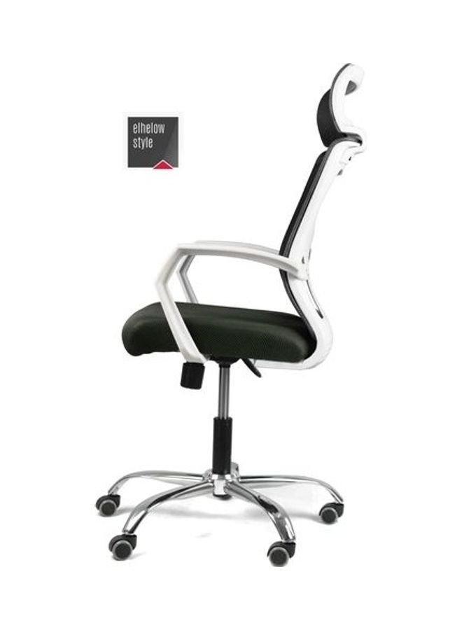 elhelow style Director Chair White-Black 50x110x50 cm White-Black 50x110x50 cmkg  - Image 4